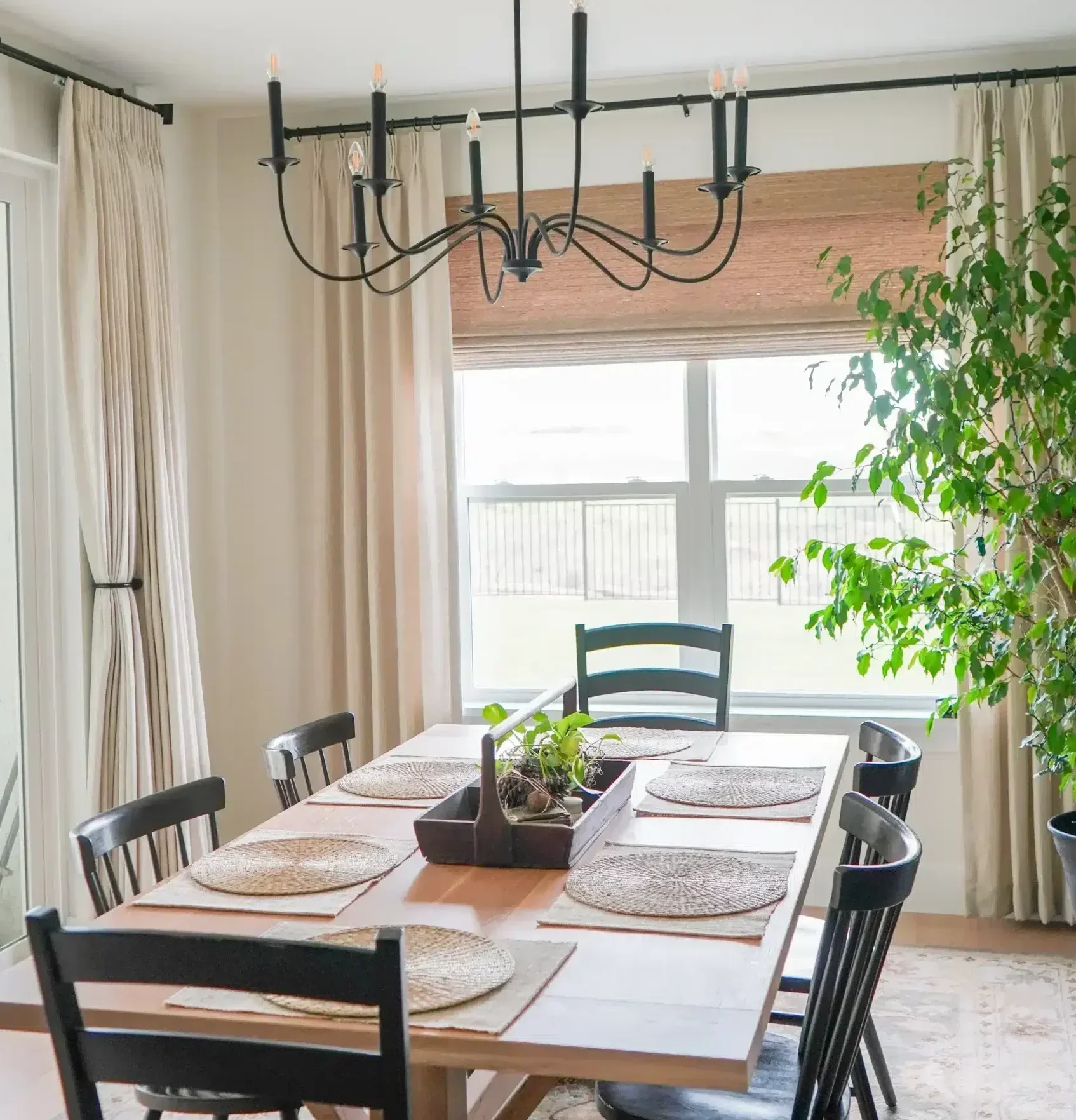 natural roman shades and side panels05 (1)